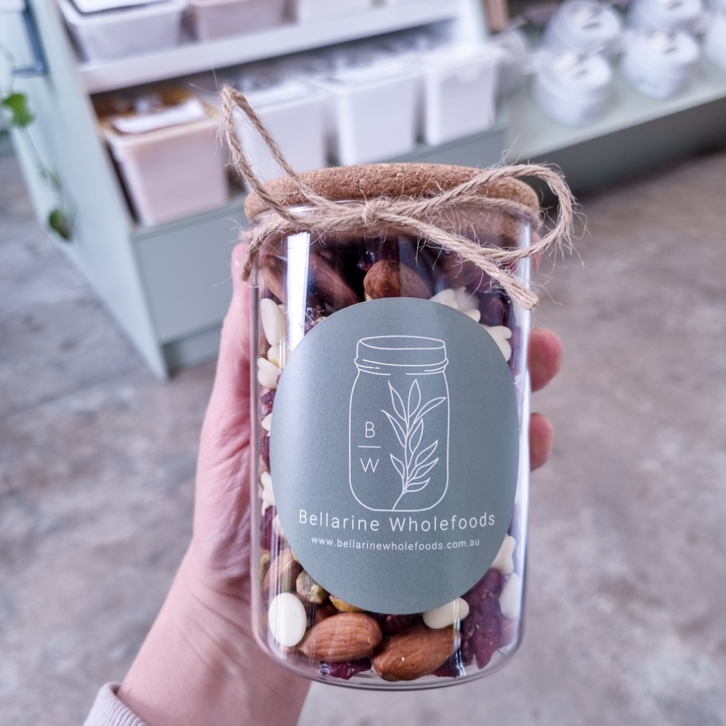 TRAIL MIX JAR