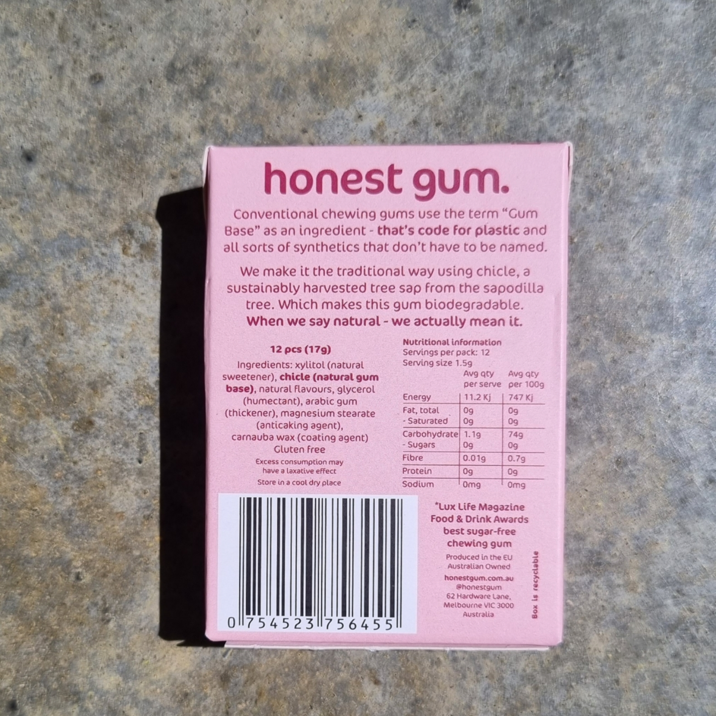 HONEST GUM FRUIT