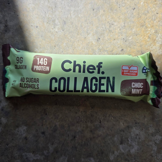CHIEF PROTEIN BAR CHOC MINT
