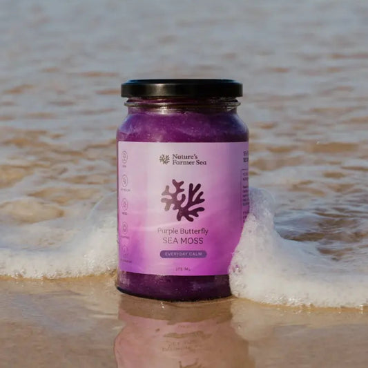 SEA MOSS GEL PURPLE BUTTERFLY