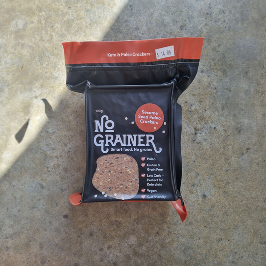 NO GRAINER CRACKERS SESAME