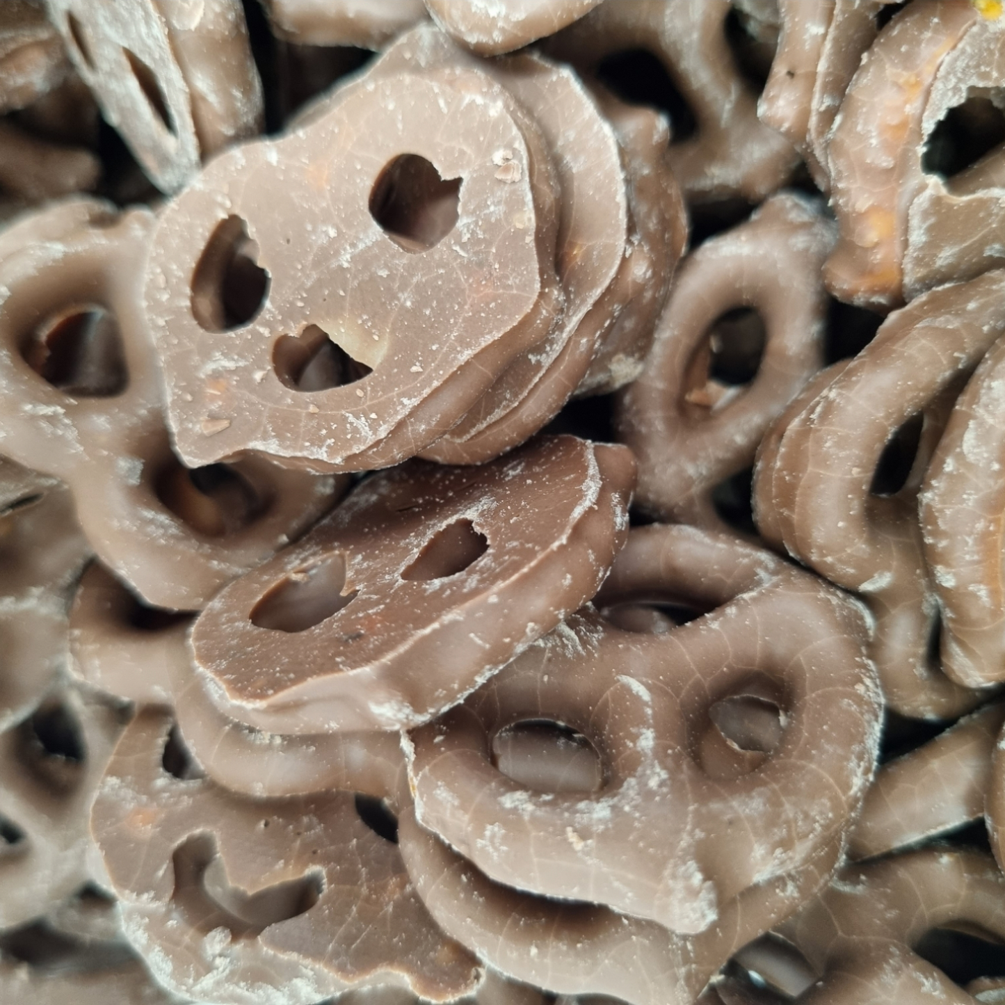 CHOC COATED PRETZELS